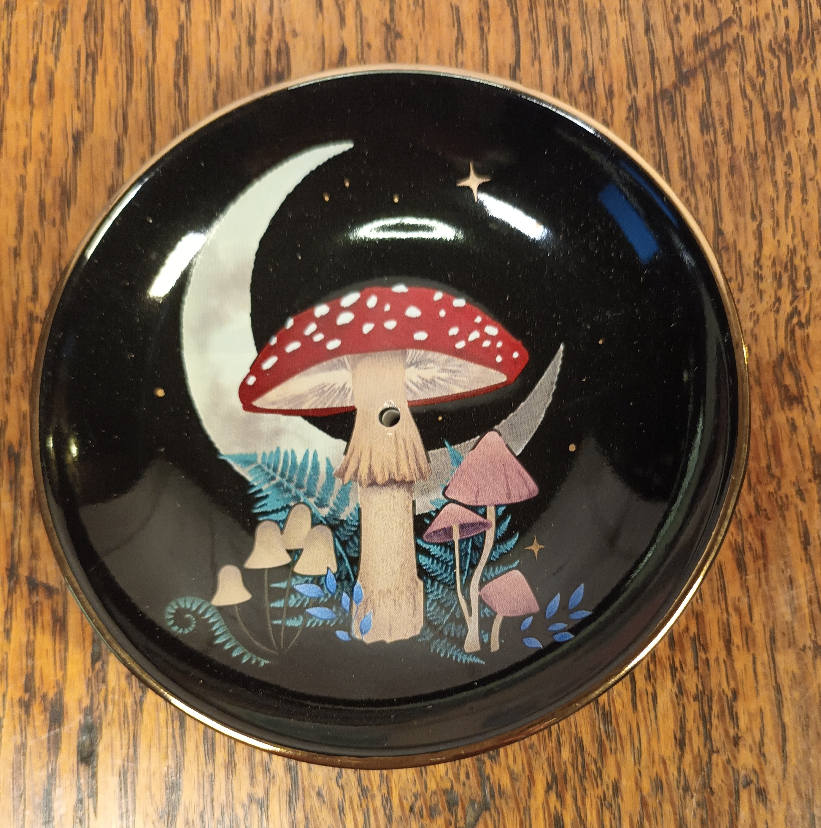 Forest Mushroom Ceramic Incense Plate