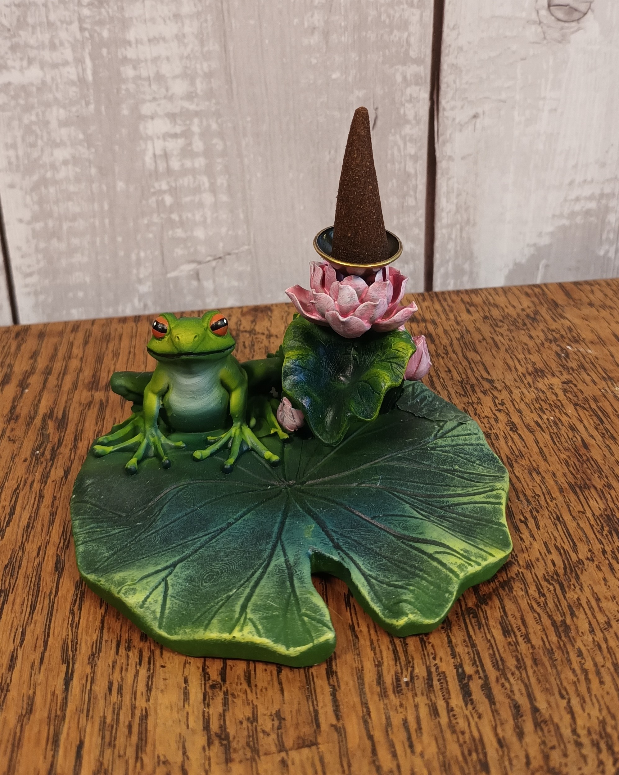 Lily Pad Resin Backflow Incense Burner
