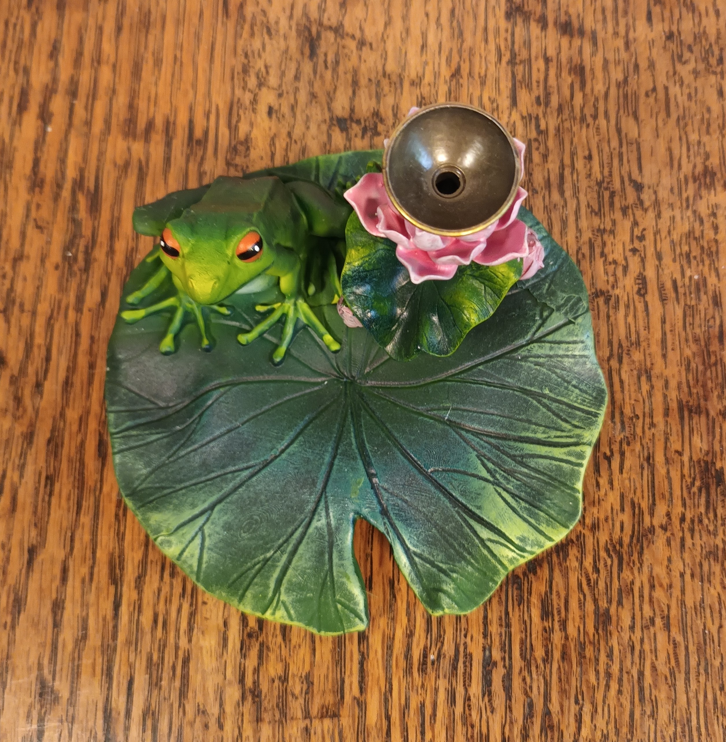Lily Pad Resin Backflow Incense Burner
