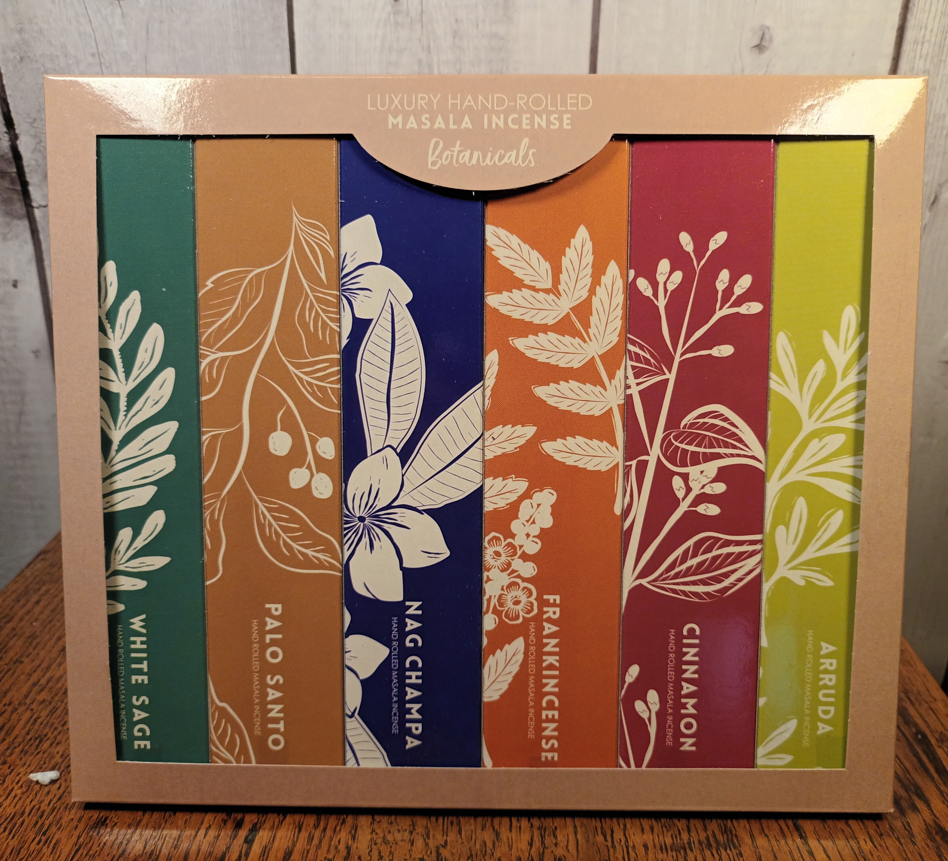 Set of 6 Exotic Luxury Botanical Masala Incense Stick Packs