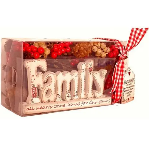 Avena Family Handmade Christmas Cone Box
