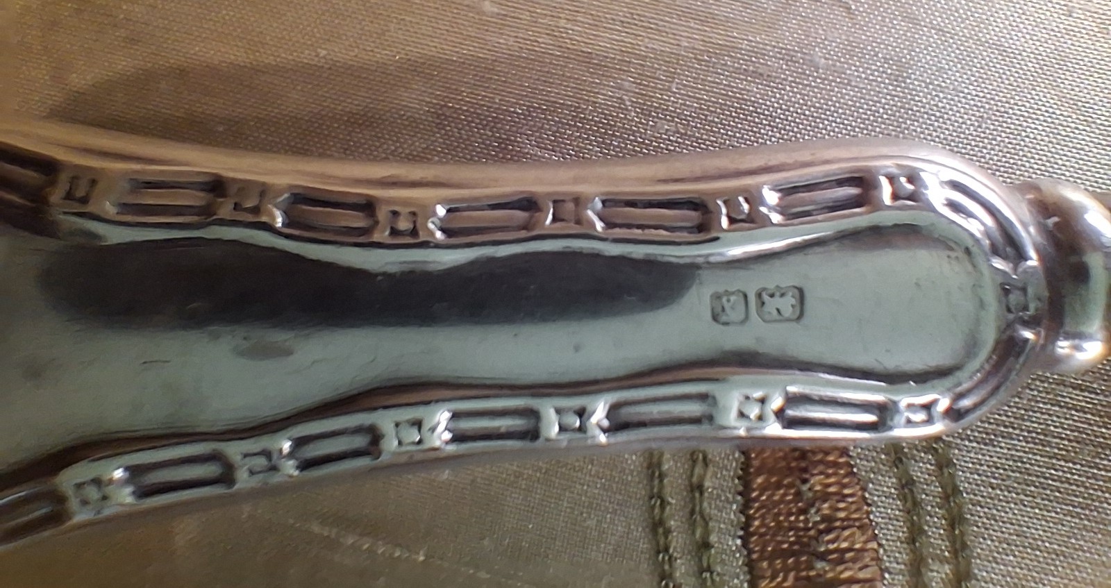 Silver Button Hook Birmingham 1922