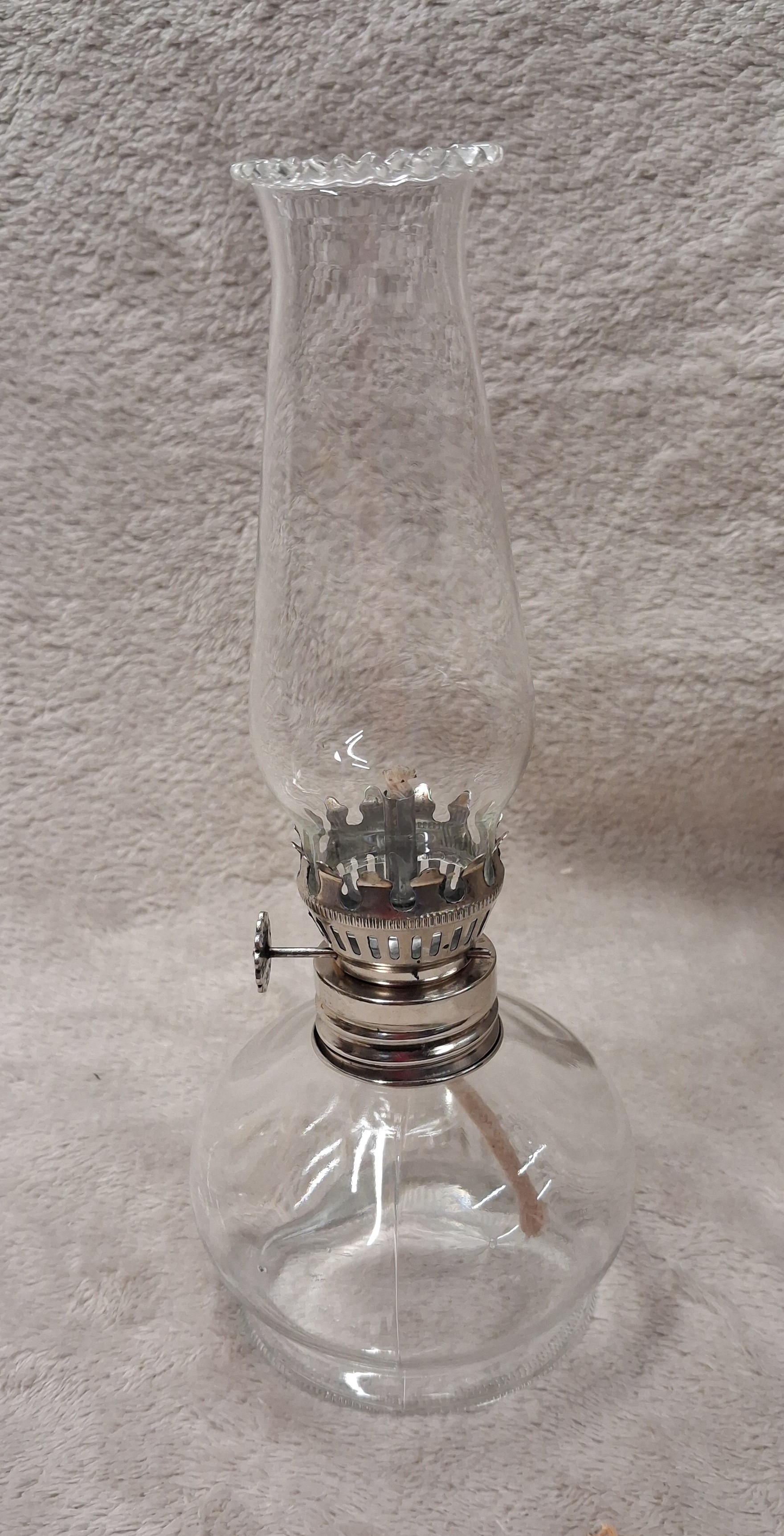 Vintage Small Clear Lamplight Farms Lamp from Italy