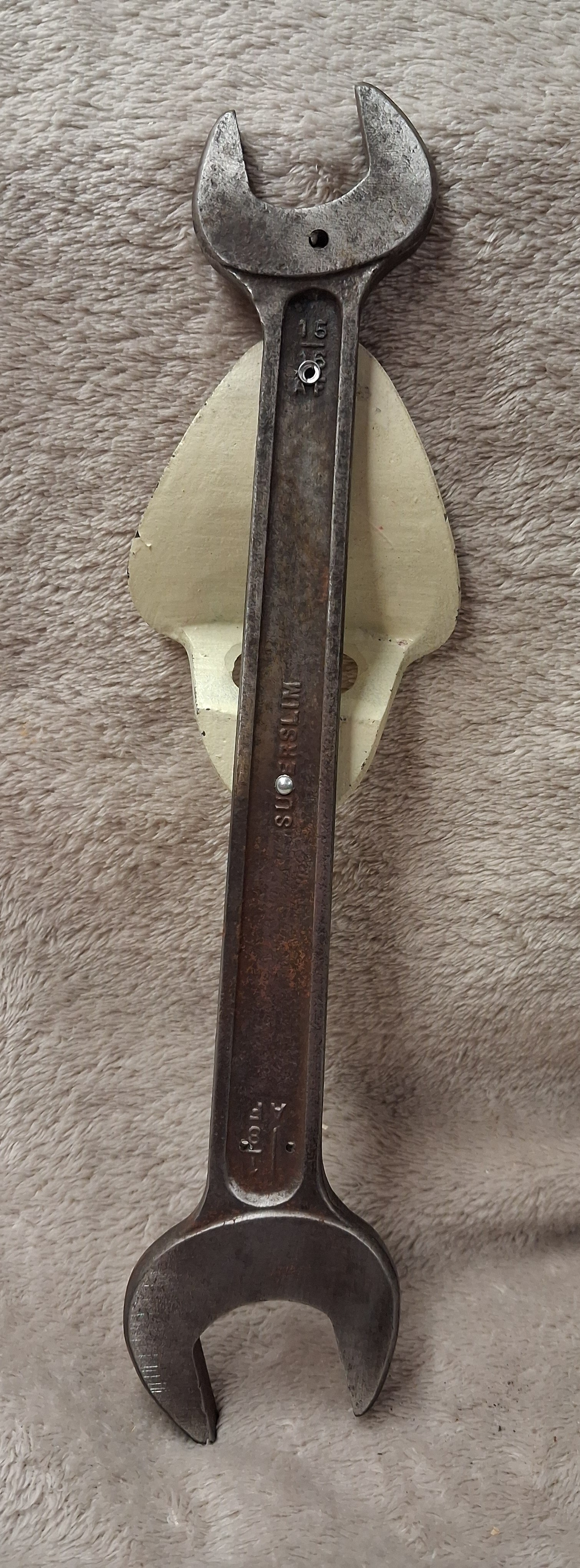 Vintage Wrench Bottle Opener with Norton Logo