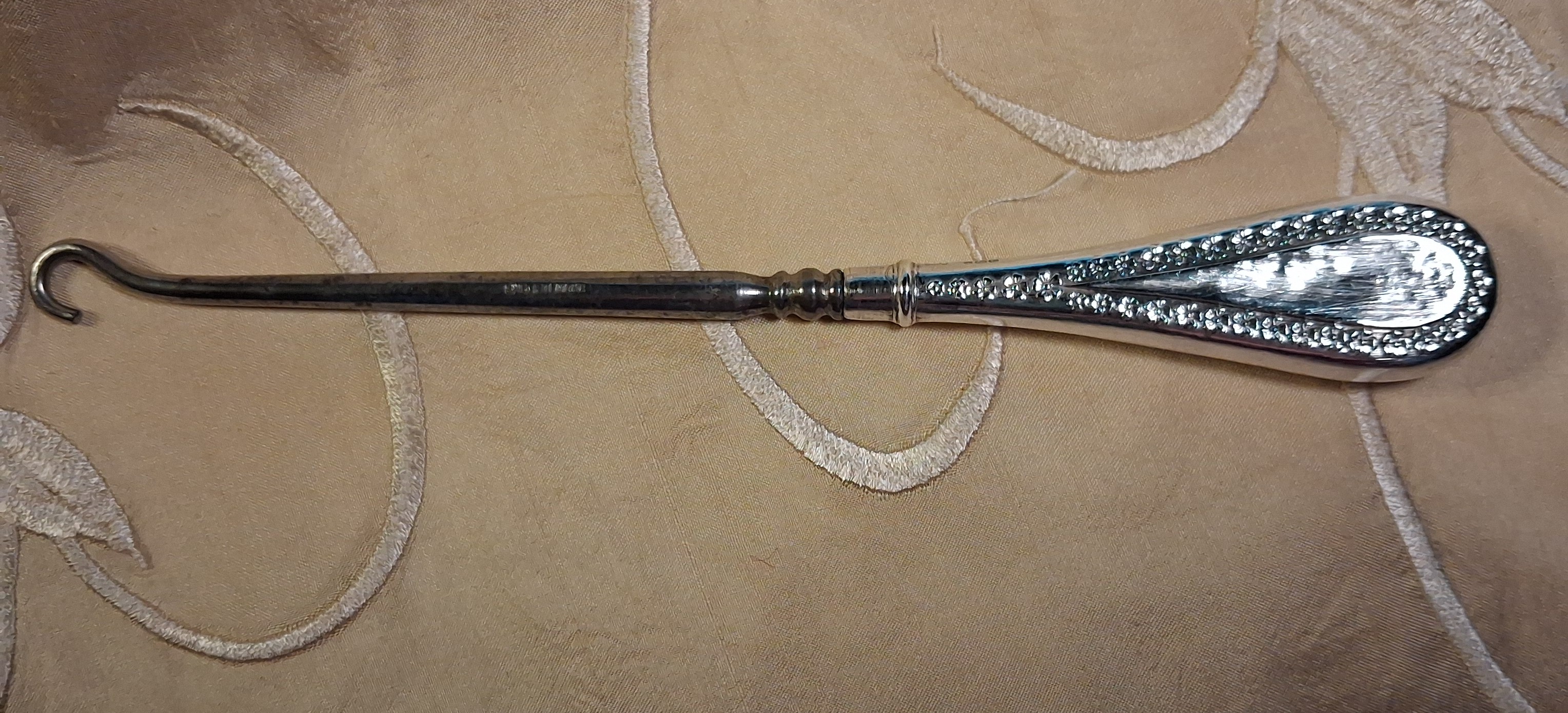 Antique Button Hook or Corset Hook mark 1928