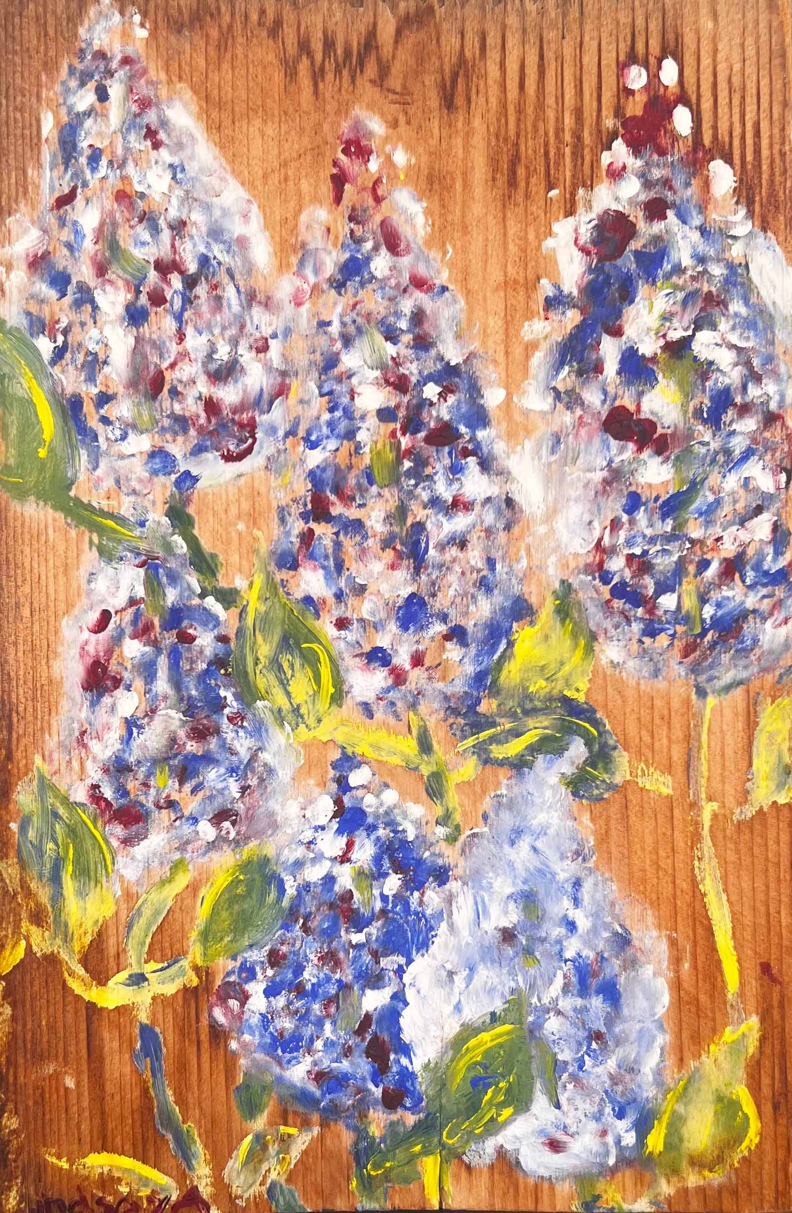 Veronica Speedwell – Original Oil Painting on Wood
