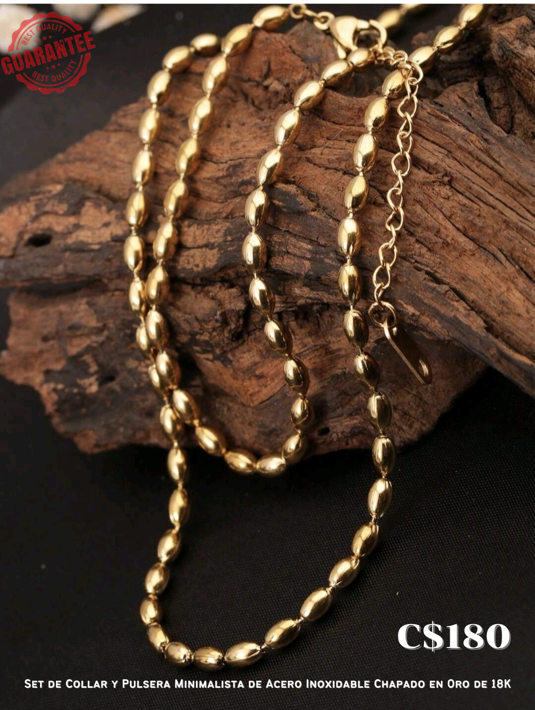 Set de collar y pulsera