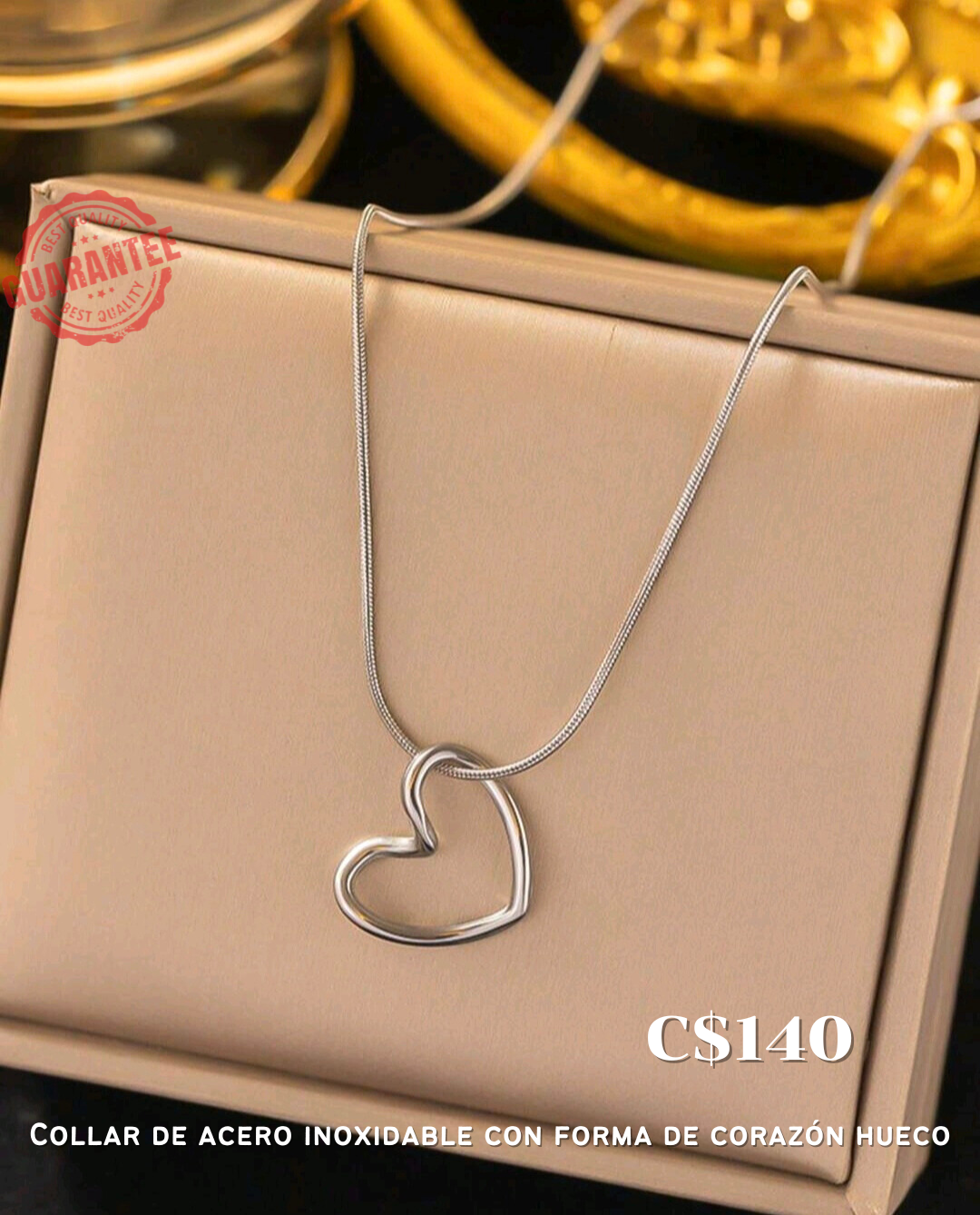 Collar de corazón
