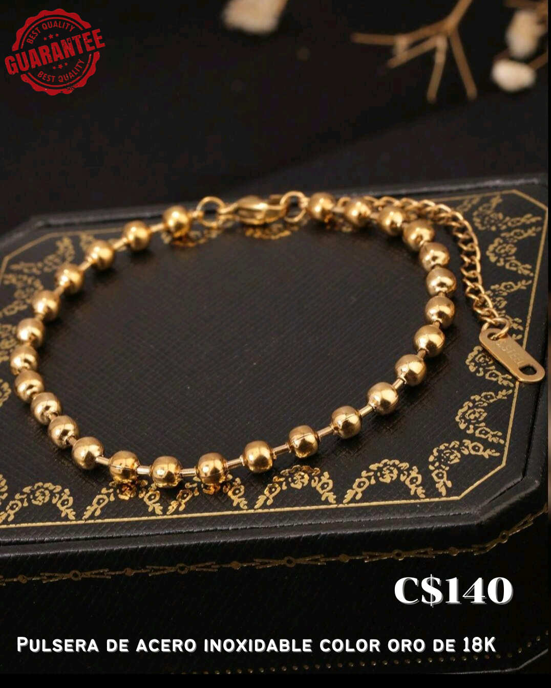 Pulsera de acero inoxidable