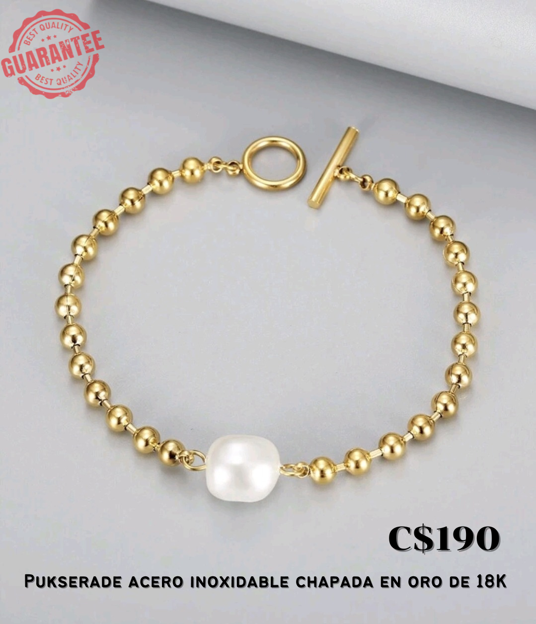 Pulsera de acero inoxidable