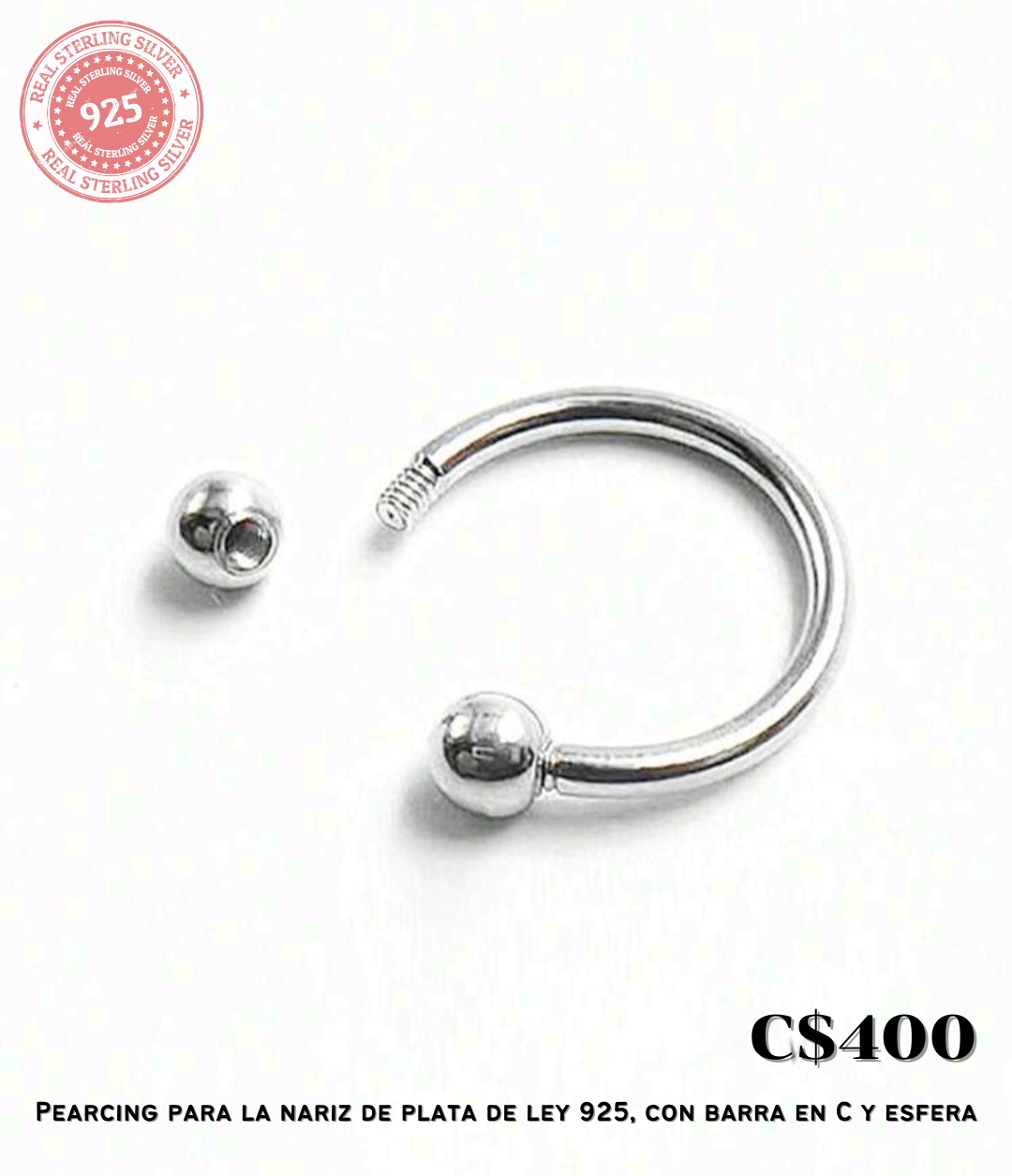 Piercing para la nariz