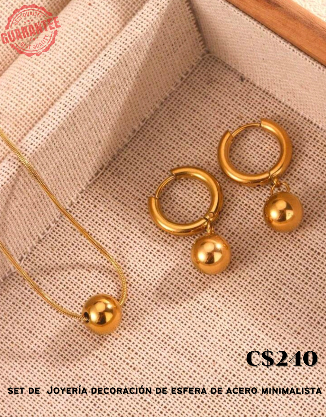 Set de Joyería de Esfera