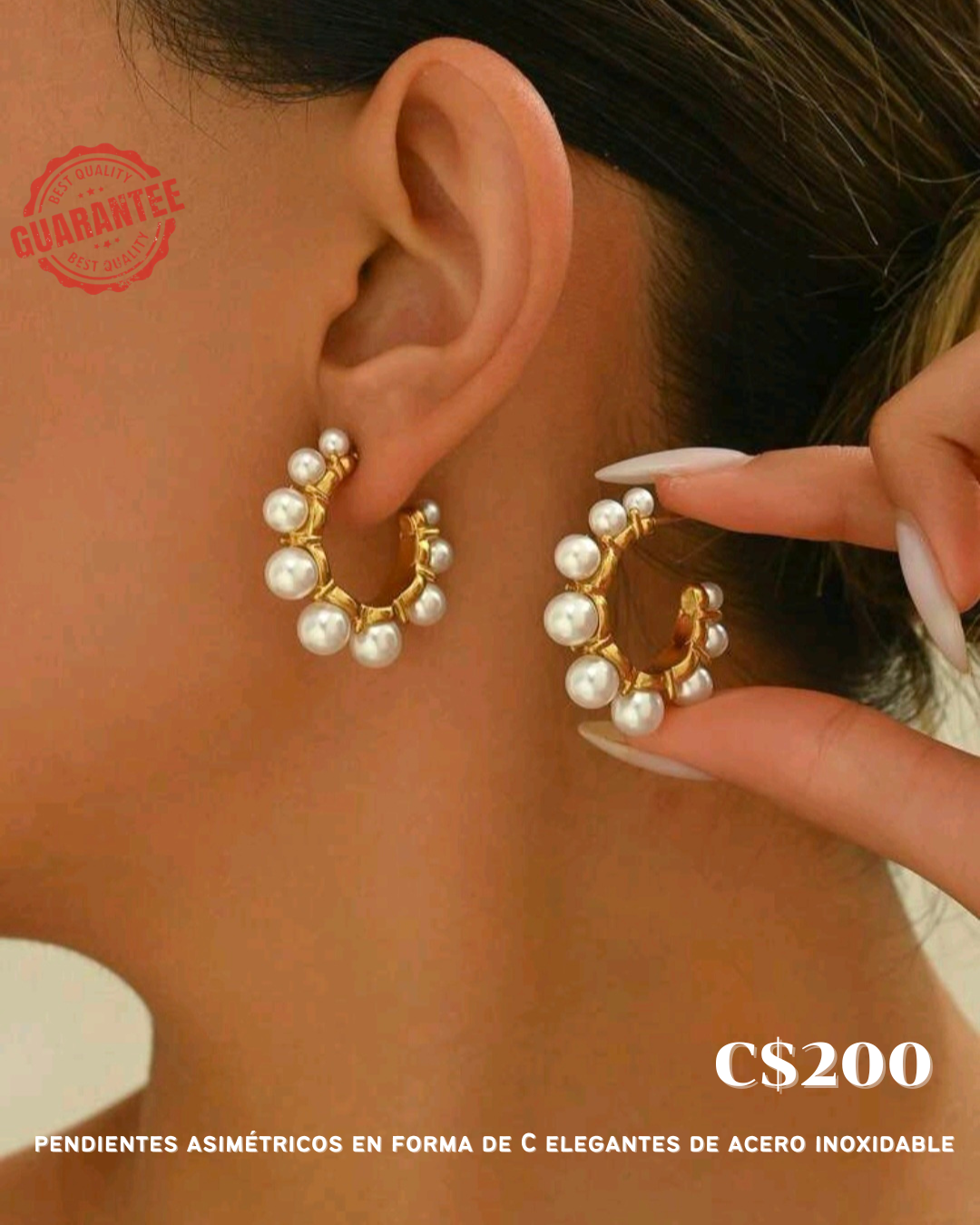 Pendientes asimétricos
