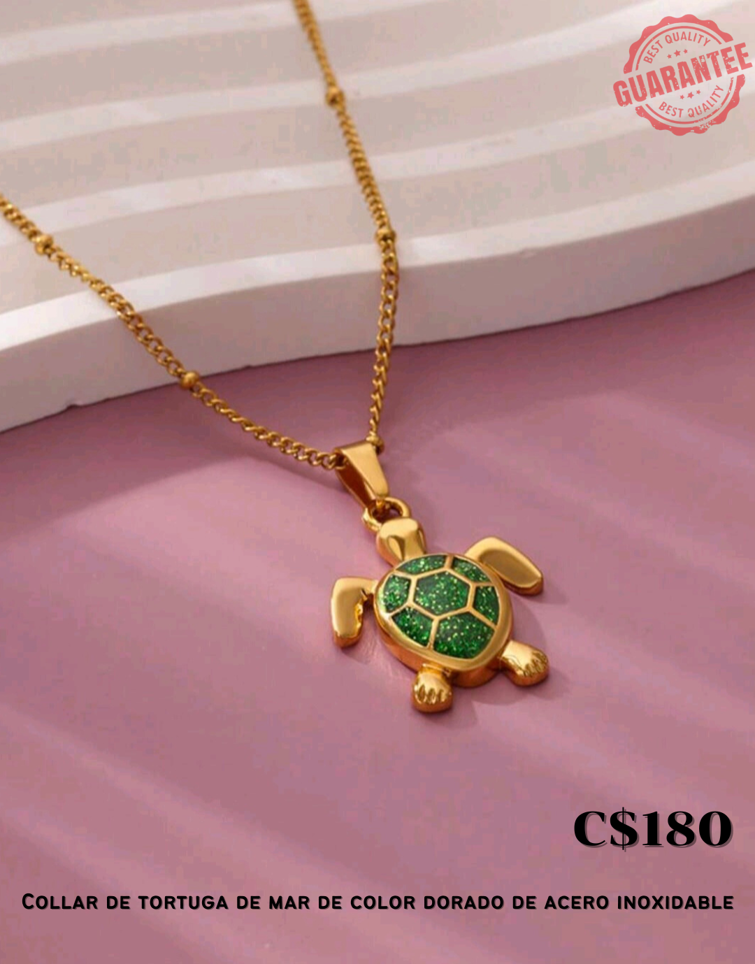 Collar de tortuga de mar
