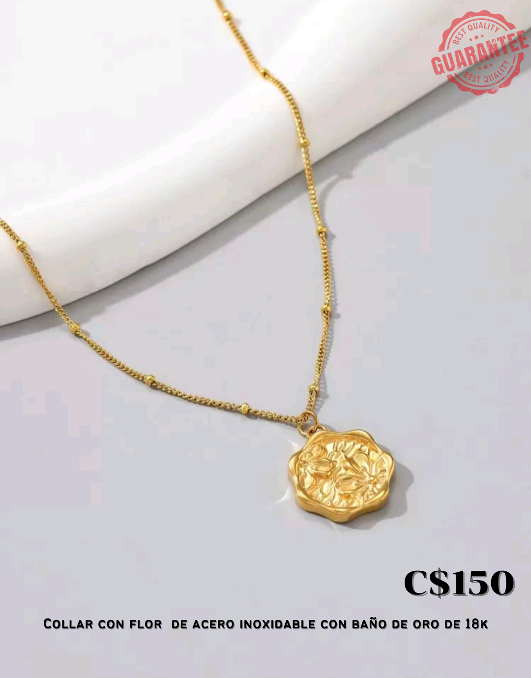 Collar con Flor