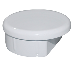 TAMPA PARA TUBO REDONDO ALUMINIO OU NYLON