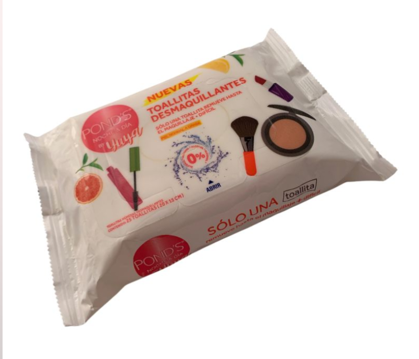 TOALLITAS DESMAQUILLADORAS 	Cod.	3334