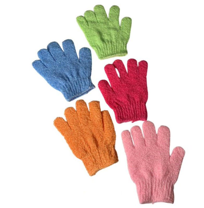 GUANTE EXFOLIANTE COLORES 	Cod.	1173