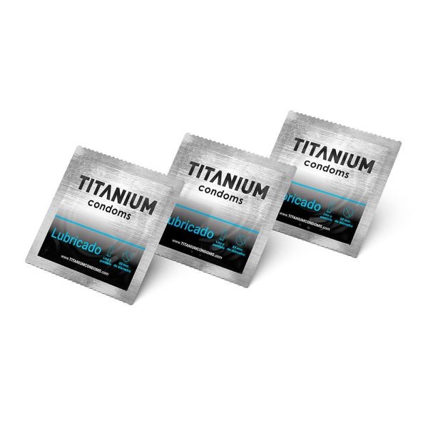 Condon Titanium Lubricado x 3 UND