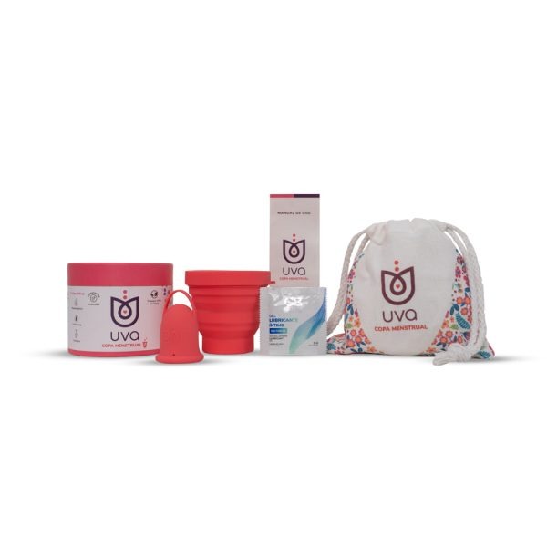 Copa Menstrual Uva 2 - Talla A - Salmón