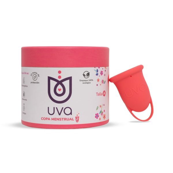 Copa Menstrual Uva 2 - Talla A - Salmón