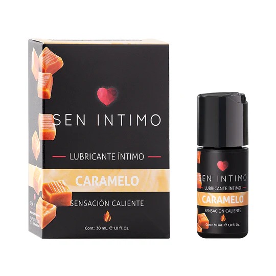 Lubricante Íntimo Caliente sabor a Caramelo 