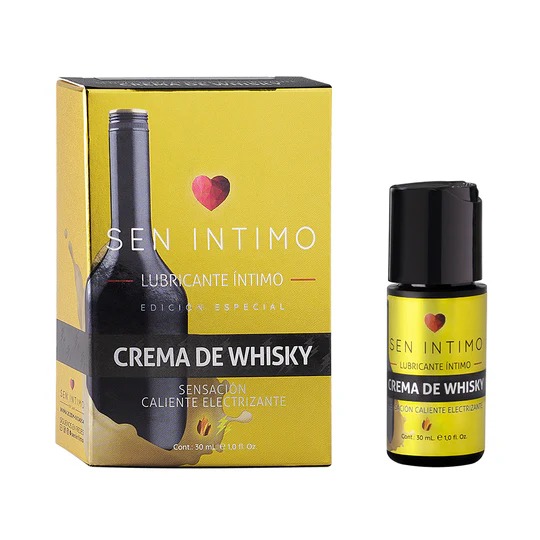 Lubricante Íntimo Electrizante sabor a Crema de Whisky 