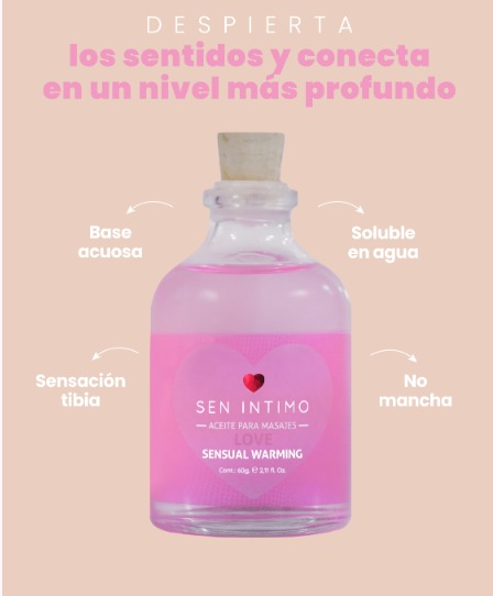 Aceite para Masajes Pheromonas Sen íntimo 60ml