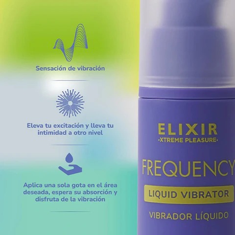 Lubricante Frequency Intese Vibrador Liquido Elixir 15ml