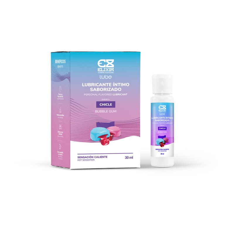 Lubricante Íntimo Caliente sabor a chicle 