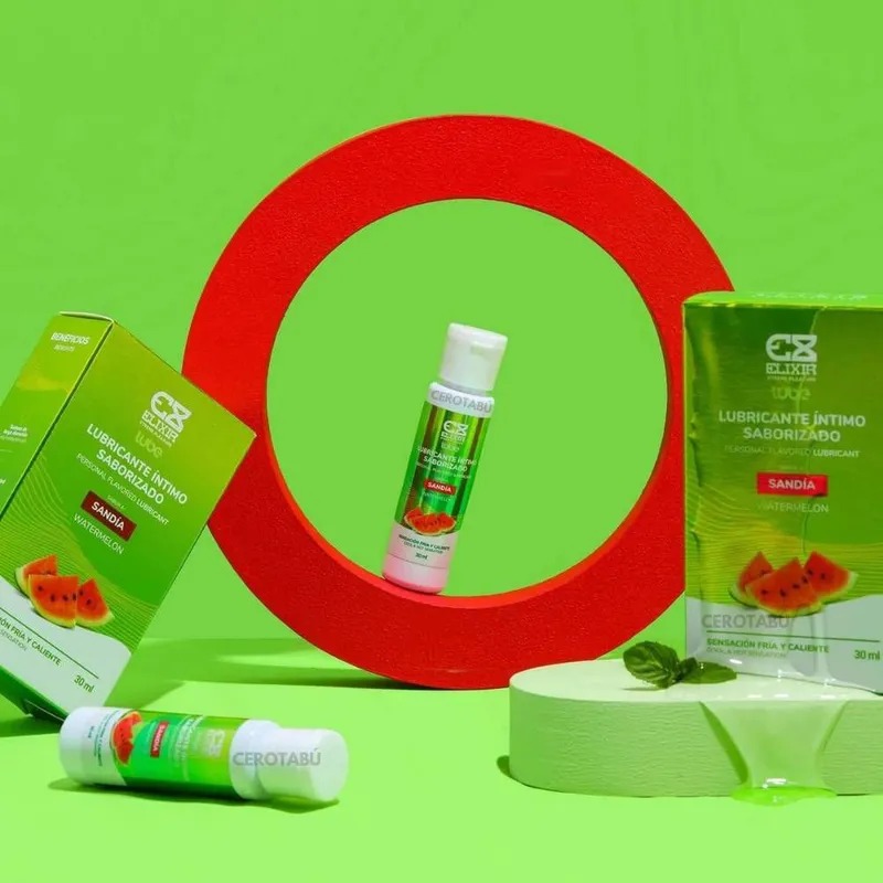 Lubricante Íntimo Caliente y Frio sabor a Sandía