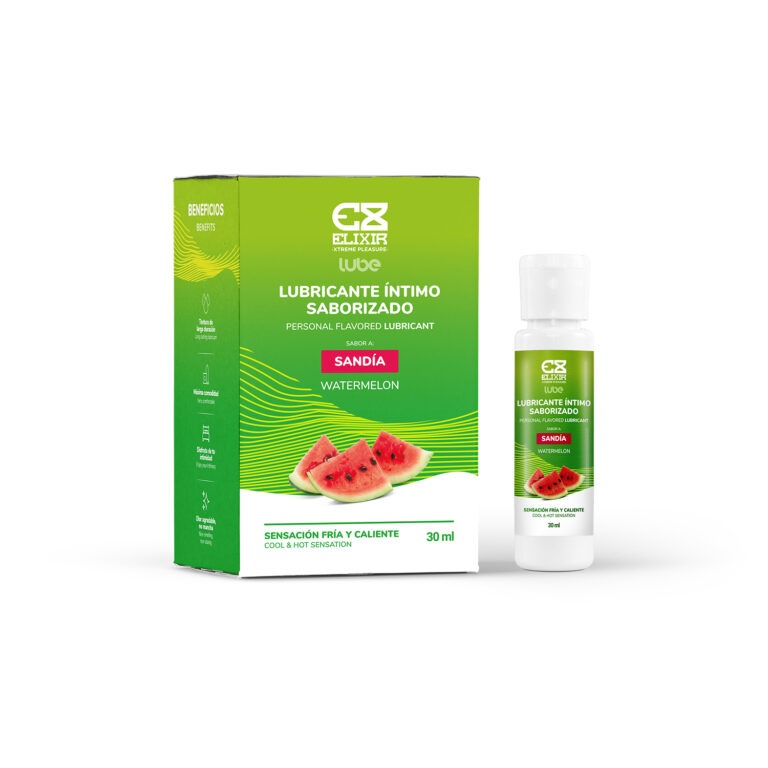 Lubricante Íntimo Caliente y Frio sabor a Sandía