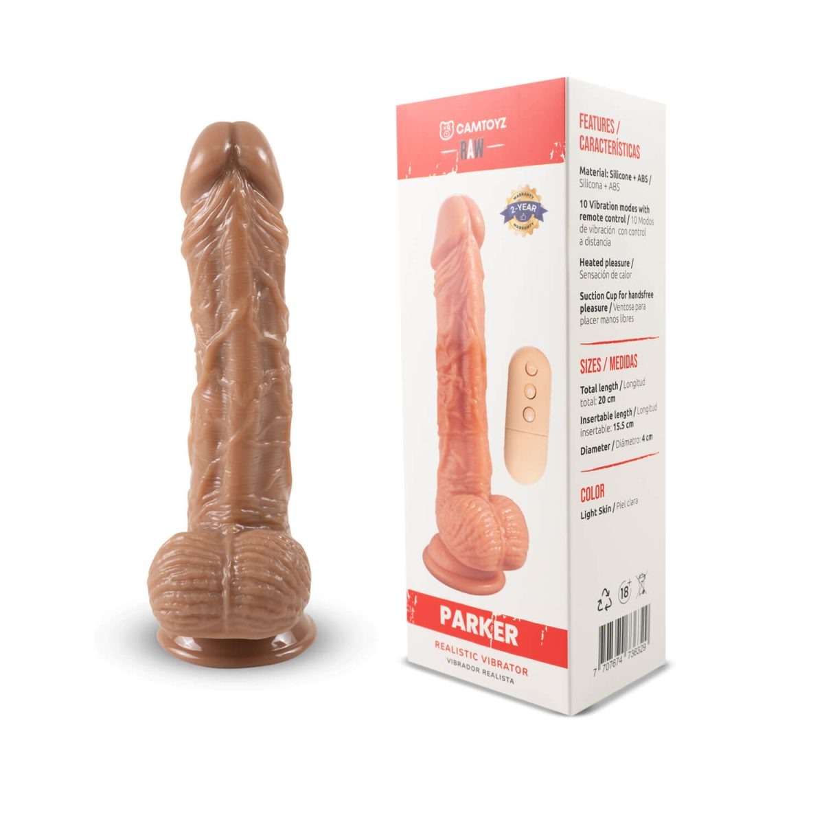 Vibrador Realista Parker 