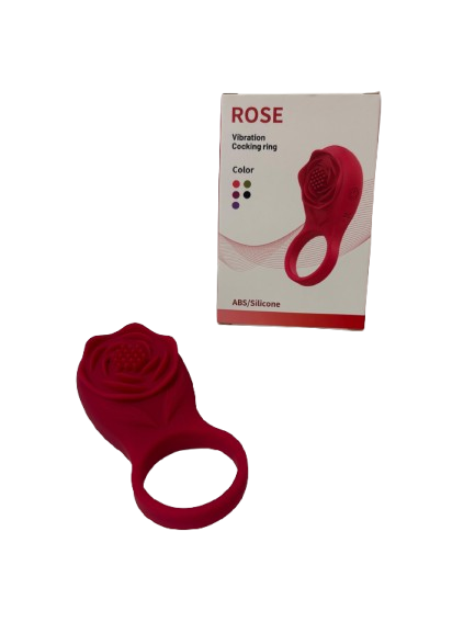 Anillo Vibrador con Rosa