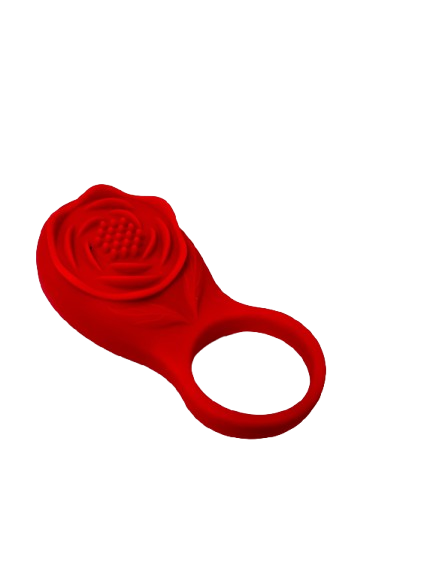Anillo Vibrador con Rosa