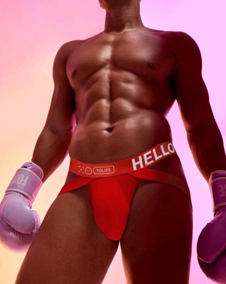 Suspensorio deportivo rojo