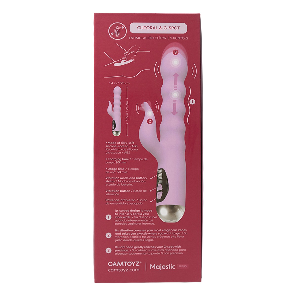 Estimulador Vessa - Punto G y Clitoris 