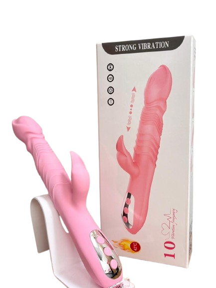 Vibrador Rabbit Strong Vibration con Calor y Movimiento