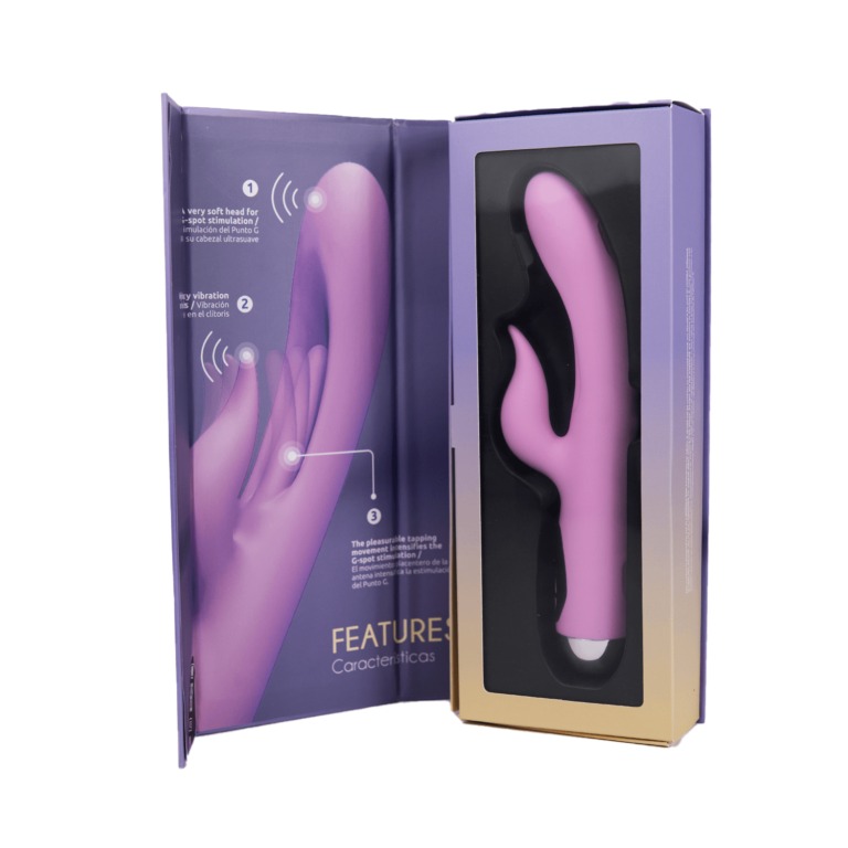 Vibrador Doble Avery con Carga USB 