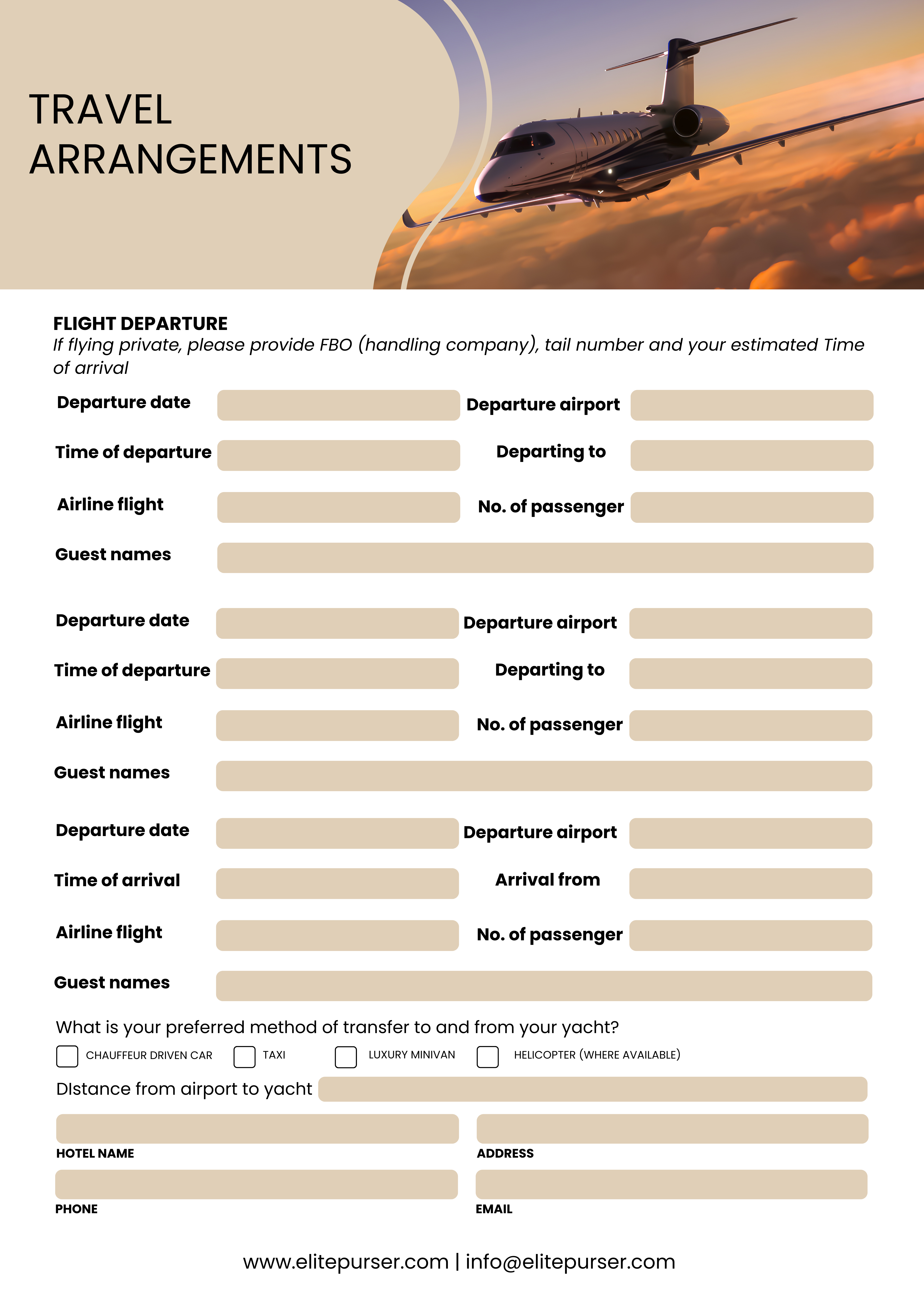 Guest Travel Overview 