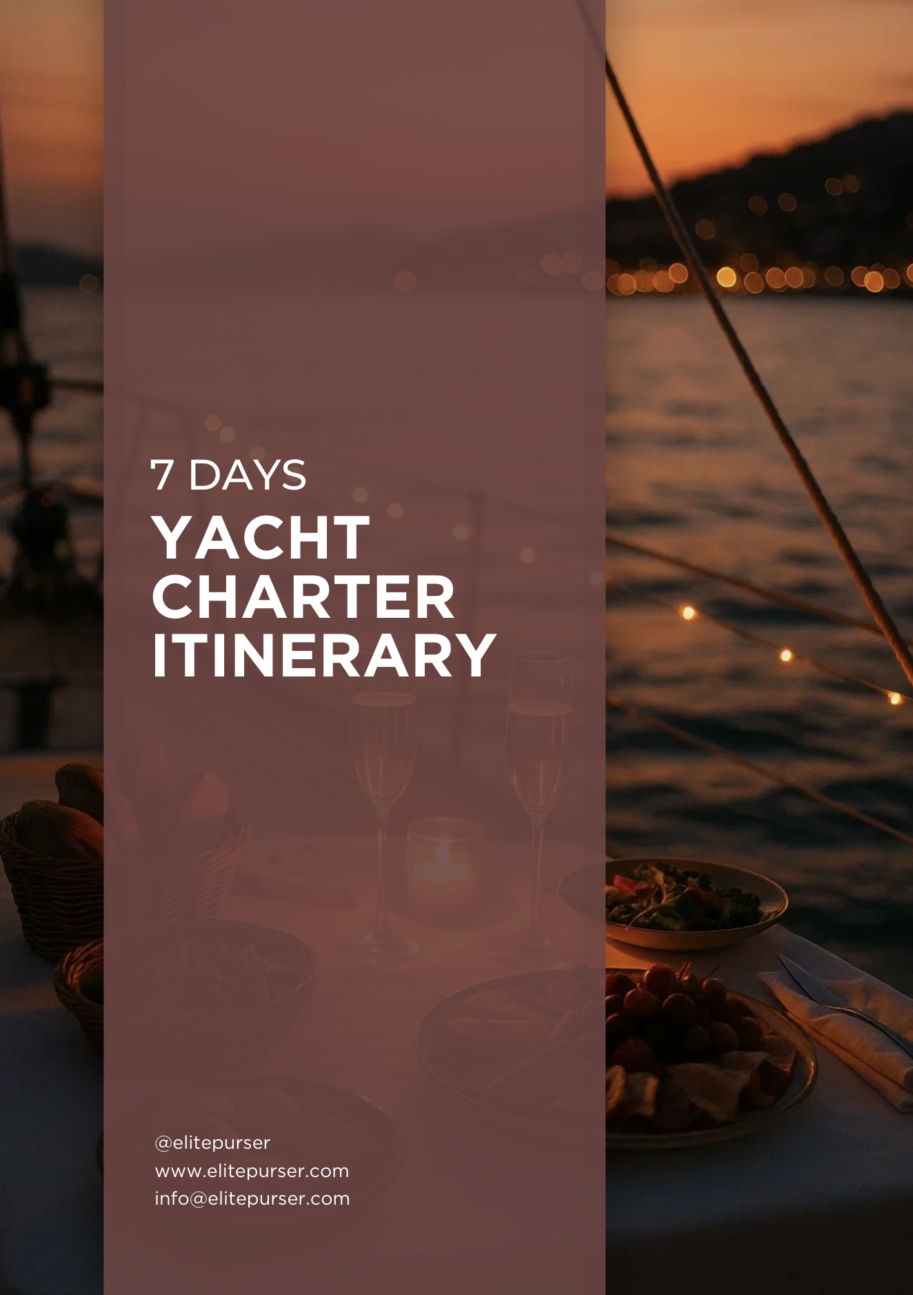 7 days Yacht Charter Itinerary