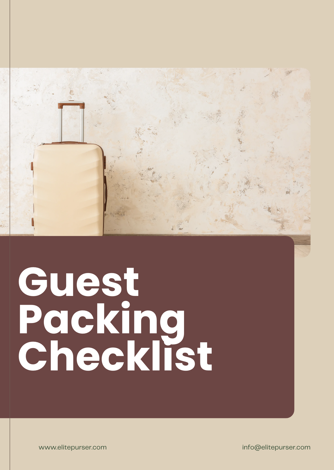 Guest Packing Checklist