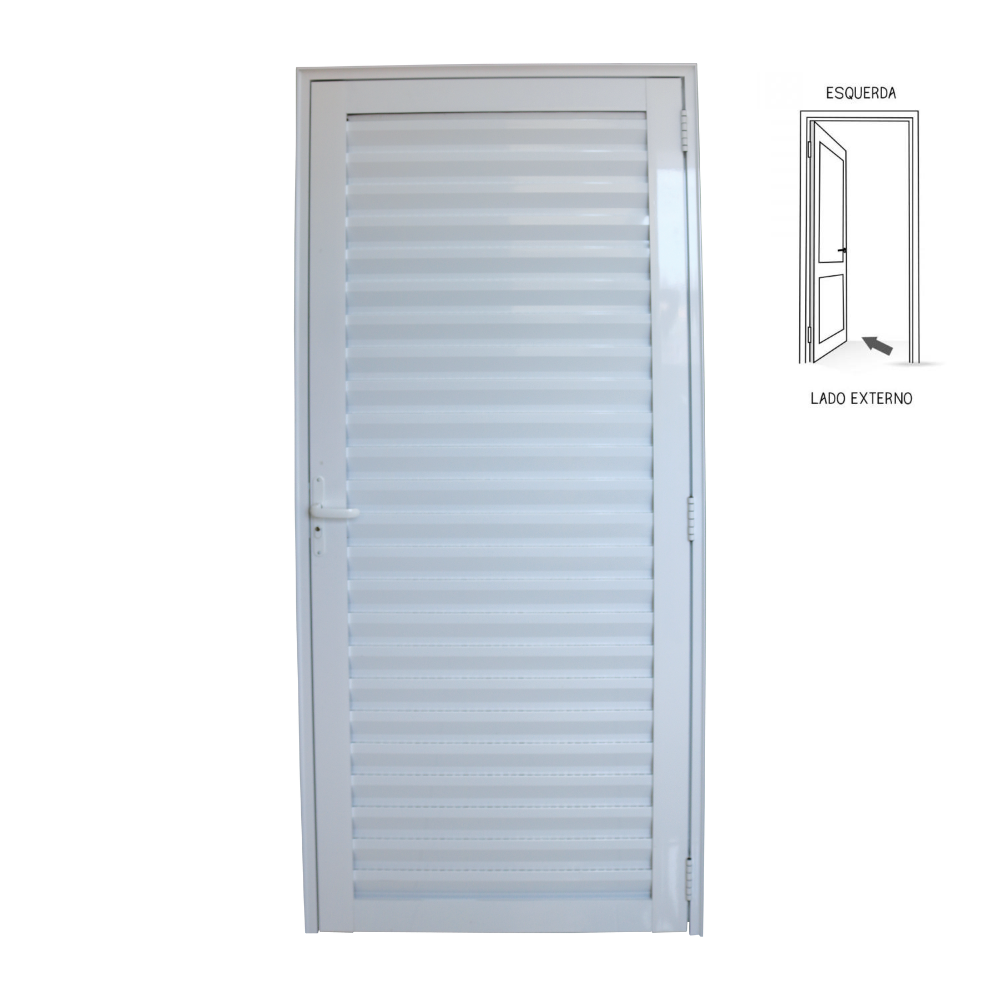 Porta Palheta Alumínio Branco Linha 25
