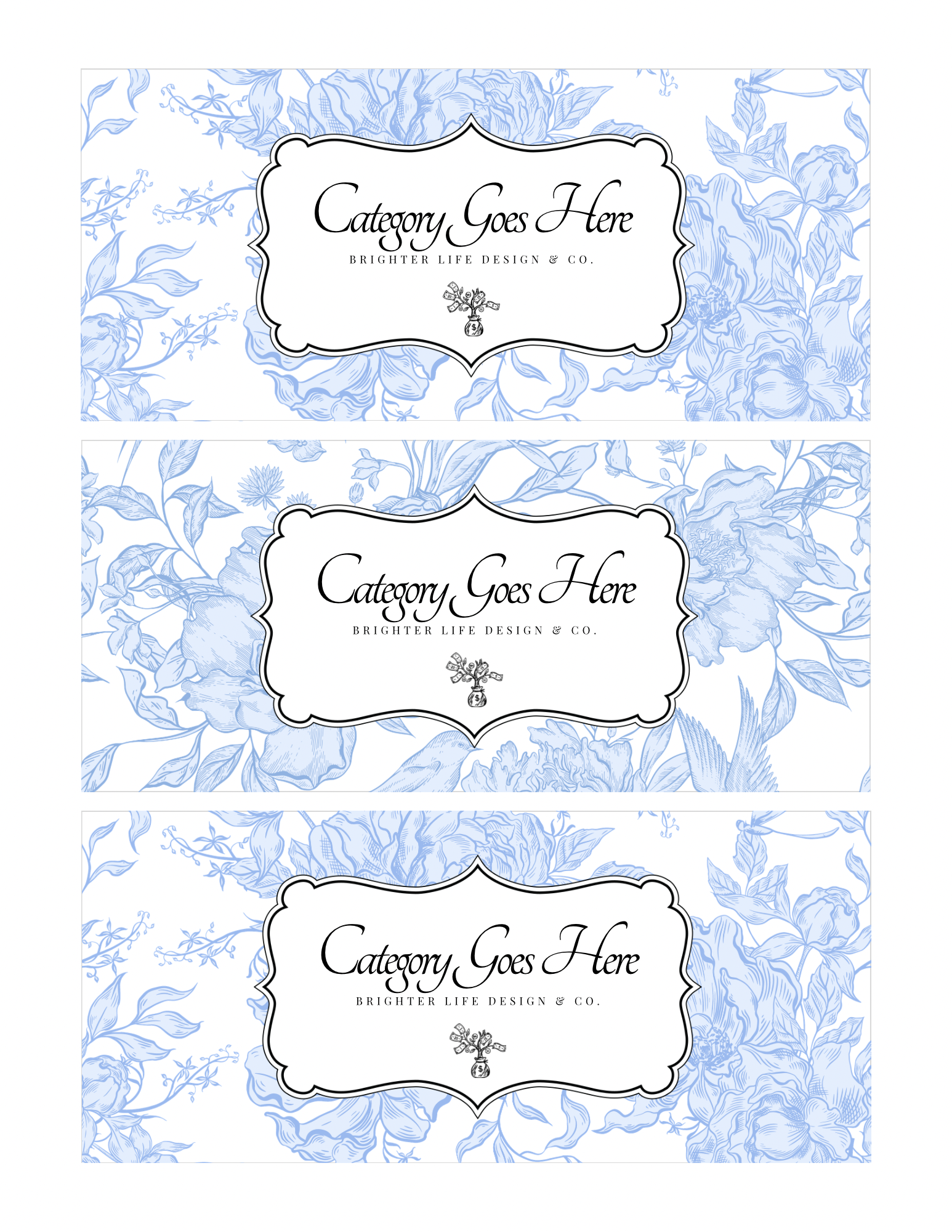 Preorder- 6 Handmade Envelopes size A6 - *Customize labels