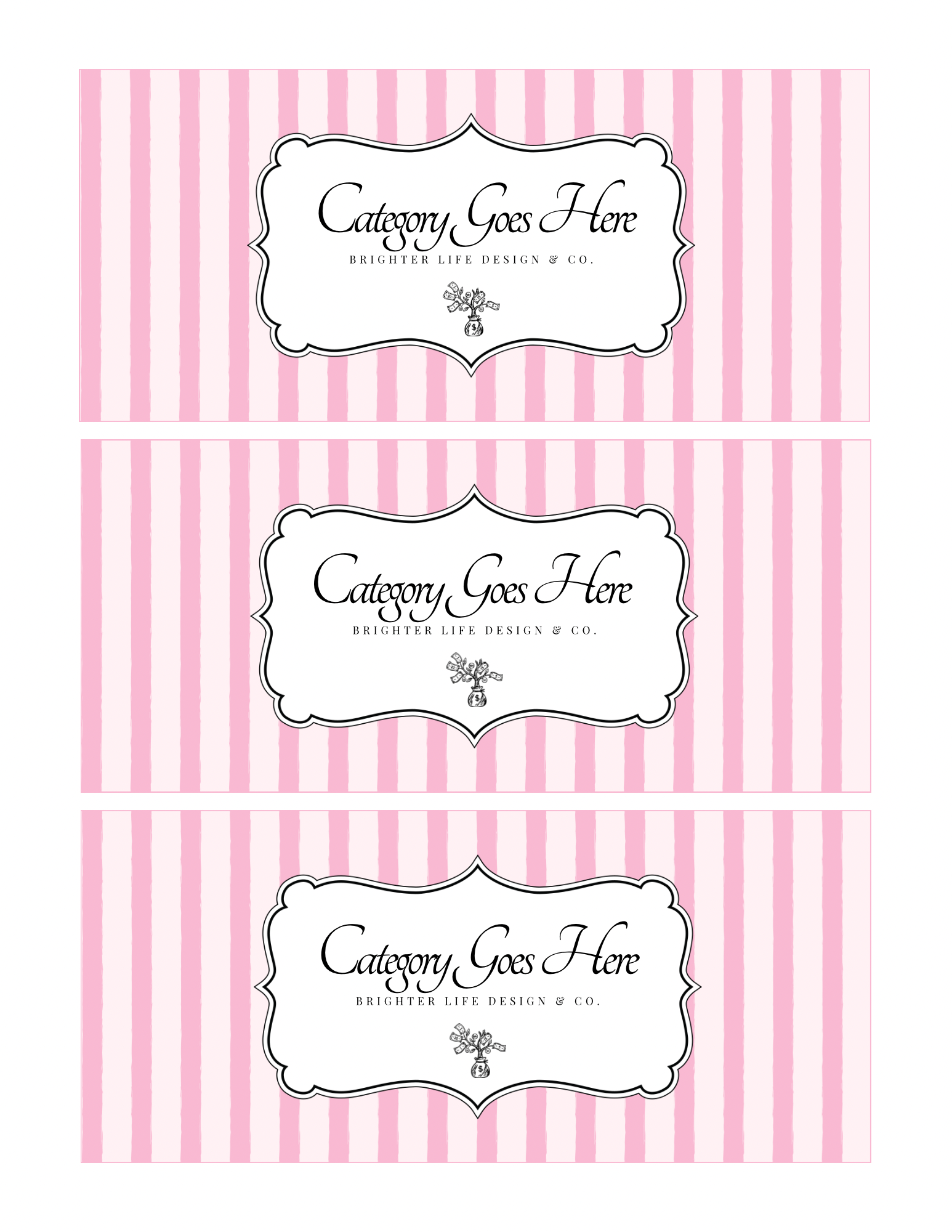 Preorder- 6 Handmade Envelopes size A6 - *Customize labels 