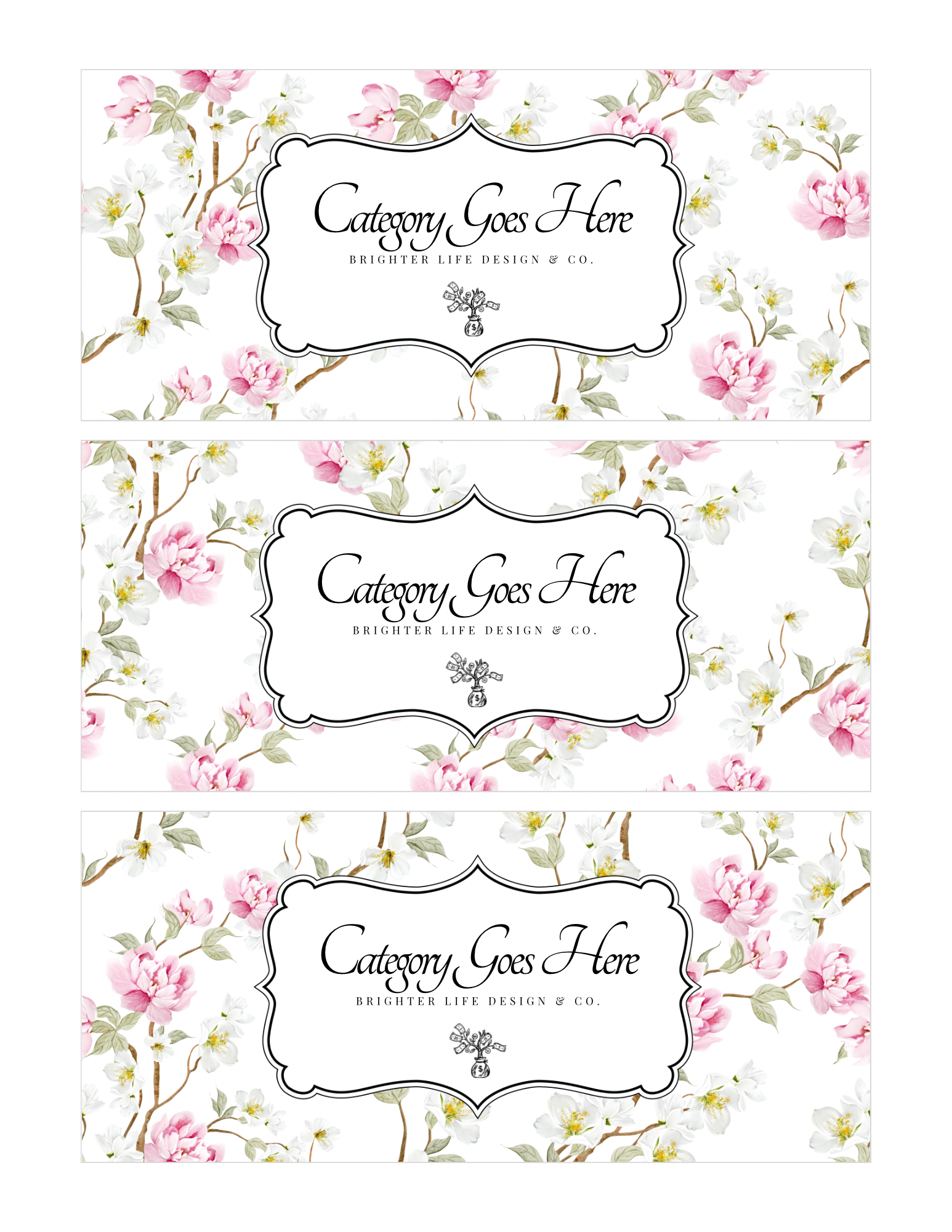 Preorder- 6 Handmade Envelopes size A6 - *Customize labels 