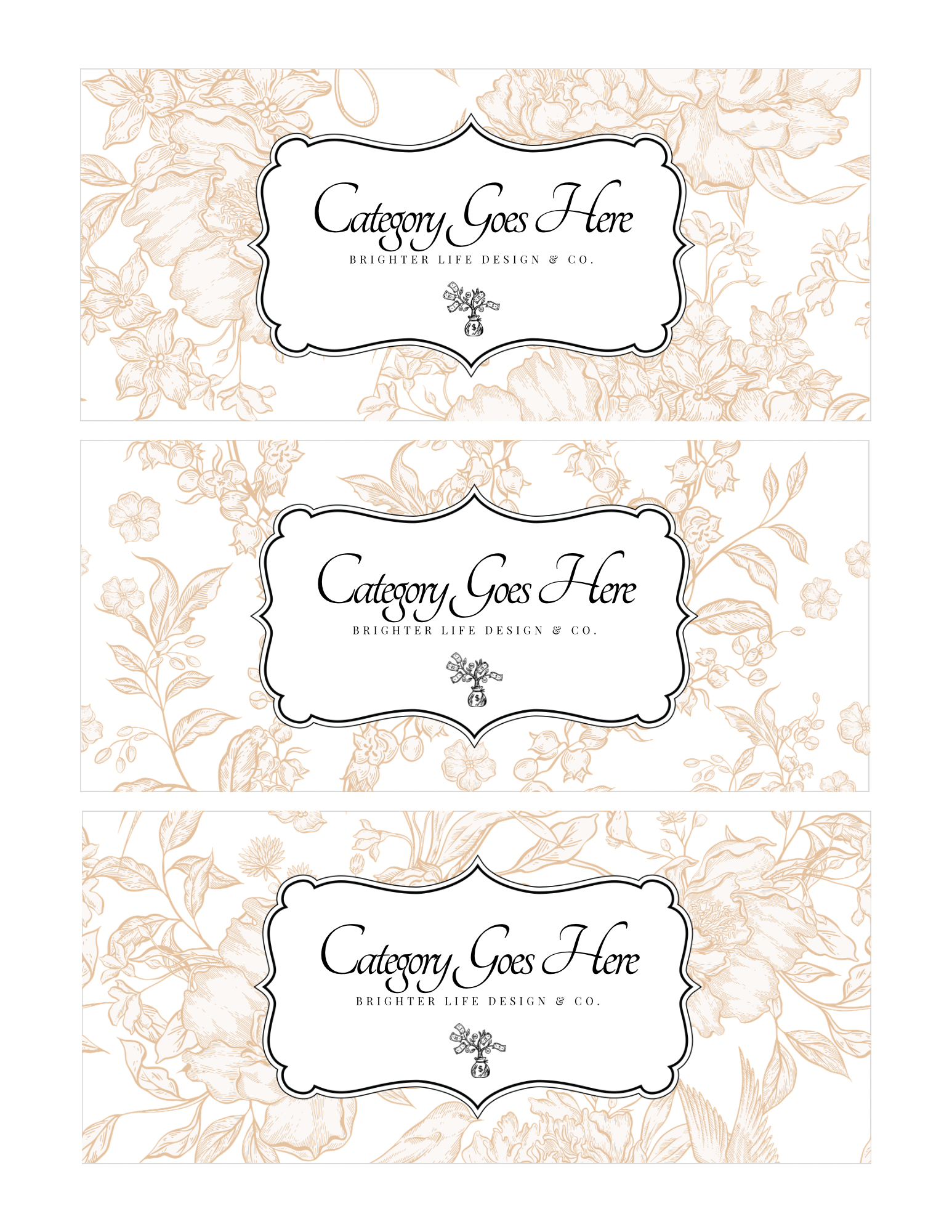 Preorder- 6 Handmade Envelopes size A6 - *Customize labels