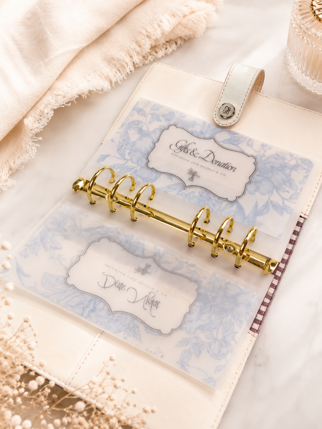 Preorder- 6 Handmade Envelopes size A6 - *Customize labels