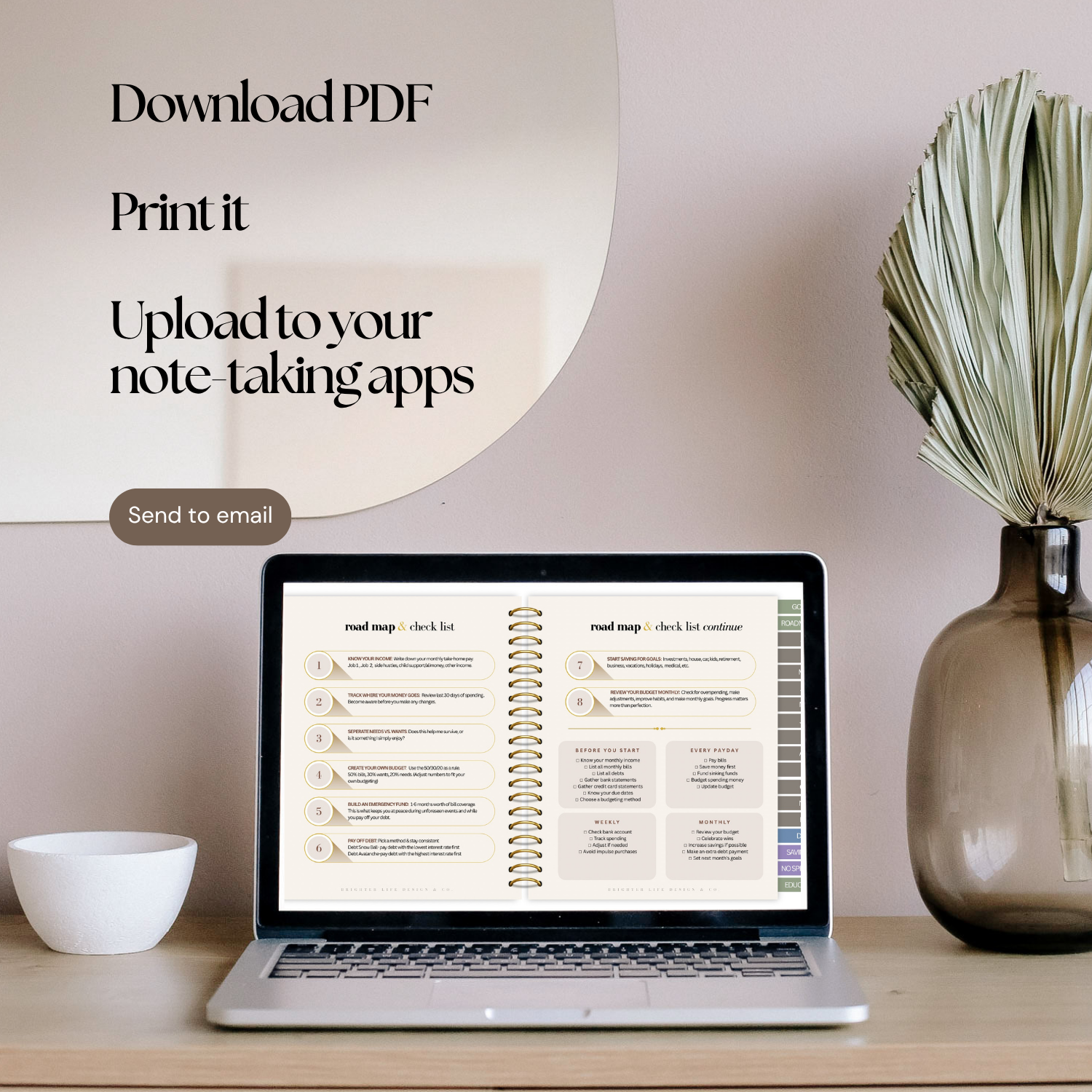 Budget Planner Financial Blueprint Digital