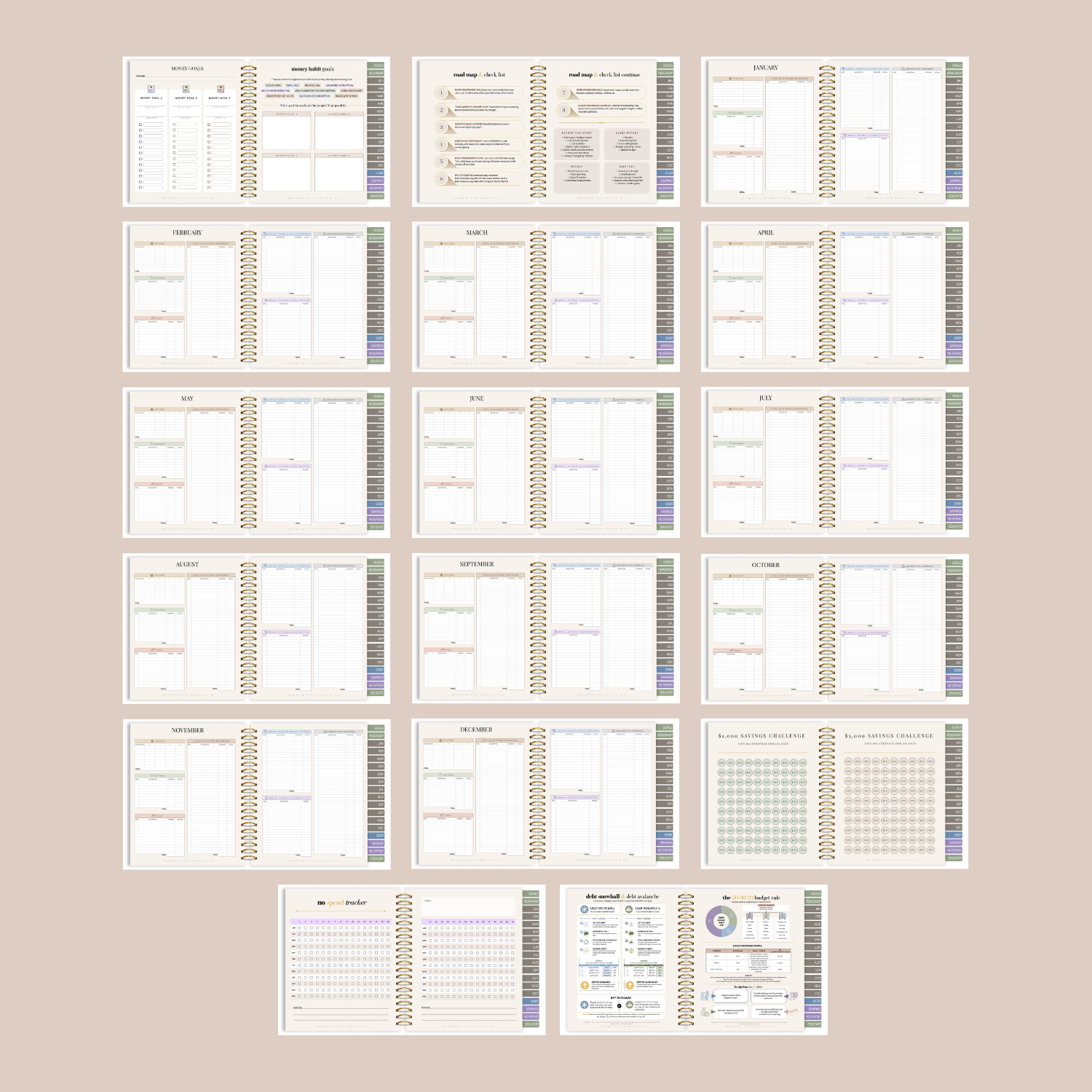 Budget Planner Financial Blueprint Digital